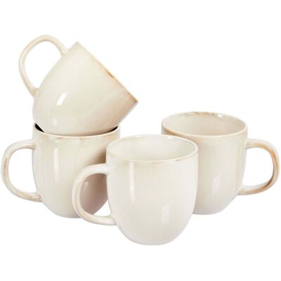 Beliani Ginseng 350 ml Set of 4 - Tasse Beliani Ginseng 350 ml Set of 4 - Tasse