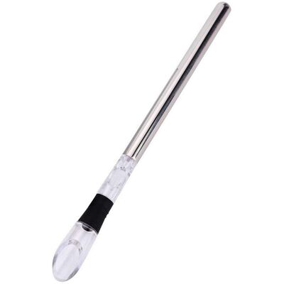 MOWZE Wine Chiller, 3 in 1 Stainless Steel Wine Bottle Chilling Stick - Quick Ice-Free Wine Chilling Rod with Aerator and Pourer - Perfect Gift for Wine MOWZE Wine Chiller, 3 in 1 Stainless Steel Wine Bottle Chilling Stick - Quick Ice-Free Wine Chilling Rod with Aerator and Pourer - Perfect Gift for Wine