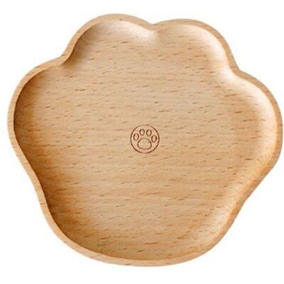 Groofoo - Wooden Bear Paw Cup Coaster for Drinks Insulation Mat Beech Wood Cartoon Cute Cup Mat for Tea Coffee Cups Groofoo - Wooden Bear Paw Cup Coaster for Drinks Insulation Mat Beech Wood Cartoon Cute Cup Mat for Tea Coffee Cups