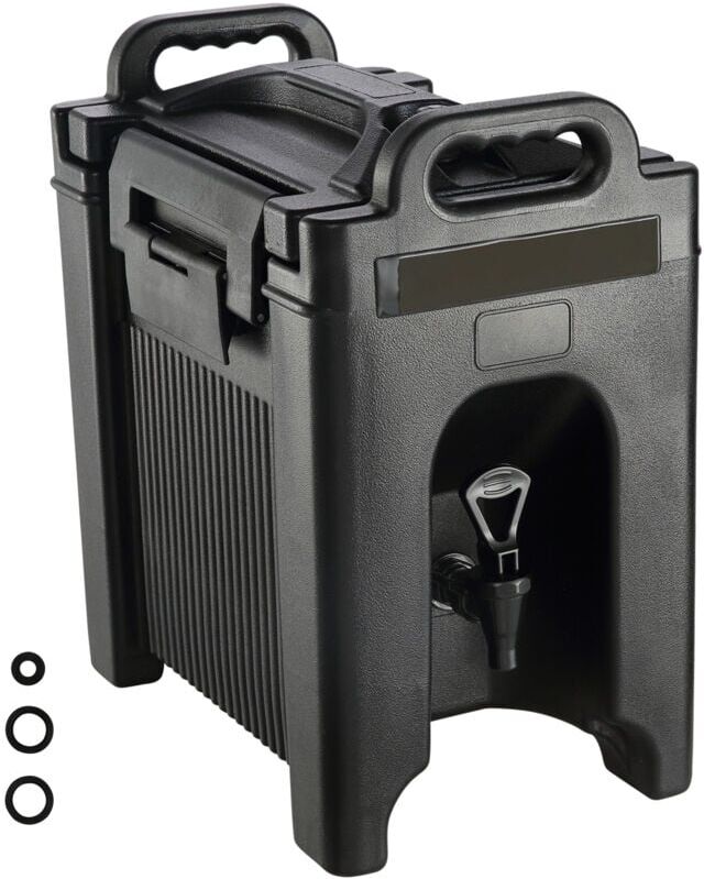 Mophorn 2.5 Gallon Insulated Beverage Dispenser, Food-Grade LDPE Hot and Cold Drink Server, Thermal Drink Cooler with 0.9 in PU Layer and Two-Stage