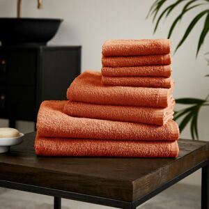 Catherine Lansfield - Quick Dry 100% Cotton 8 Piece Towel Bale, Orange