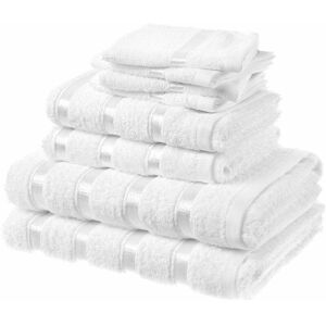 ASAB 8pc Towel Bales Set – White - White