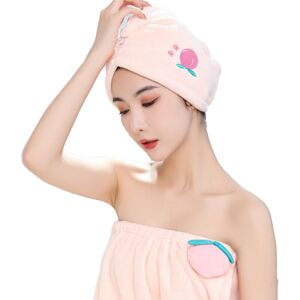 PESCE Absorbent Quick Dry Spa Bath Wrap Shower Skirt and Hair Drying Turban - 2pc Set style11