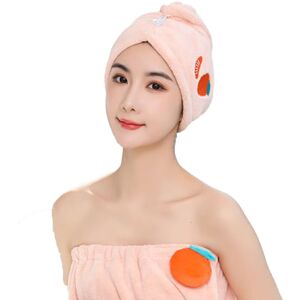 PESCE Absorbent Quick Dry Spa Bath Wrap Shower Skirt and Hair Drying Turban - 2pc Set style9