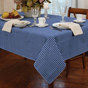 Alan Symonds - Tablecloths Gingham Tablecloth Blue 72 Round - Blue