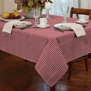 Tablecloths Gingham Tablecloth Red 54 x 72 - Red - Alan Symonds