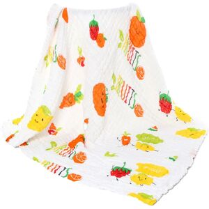 PESCE Class a seersucker washed cotton, newborn baby six-layer gauze bath towel 110105 fruit