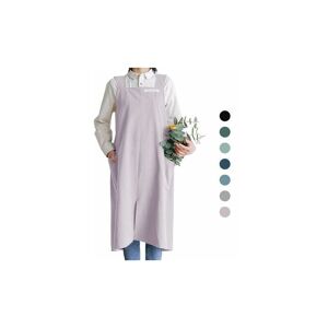 Rose - Cotton Aprons for Women and Men Crossover Apron with Pockets
