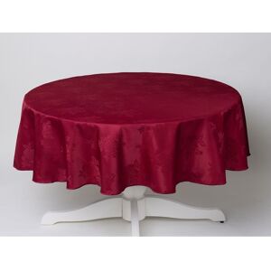 HOMESPACE DIRECT Damask Rose Tablecloth 70 Rectangle For Dining Table Easycare - Burgundy