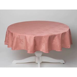 Homespace Direct - Damask Rose Tablecloth 70 Rectangle For Dining Table Easycare - Pink