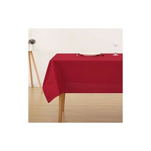 DECONOVO Christmas Decorations Home Decorative Oxford Wipeable Tablecloth Rectangle Water Resistant Tablecloth for Patio Table Table 140x240cm(55x95in) Red