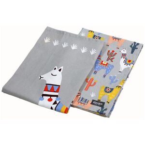 No Probllama Set of 2 Tea Towels - Dexam