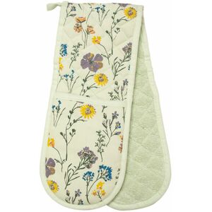 English Tableware Company - Pressed Flowers Double Oven Glove