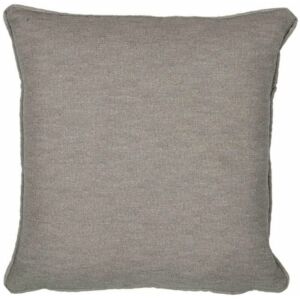 Fusion Sorbonne 100% Cotton Filled Cushion, Charcoal, 43 x 43 Cm