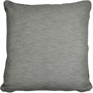 Fusion - Sorbonne 100% Cotton Filled Cushion, Silver, 43 x 43 Cm