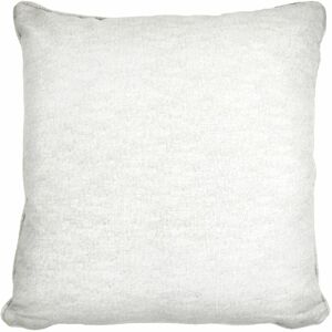 Sorbonne 100% Cotton Filled Cushion, White, 43 x 43 Cm - Fusion