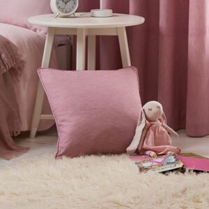 Sorbonne 100% Cotton Filled Cushion, Blush, 43 x 43 Cm - Fusion