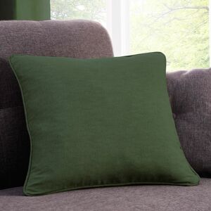 Sorbonne 100% Cotton Filled Cushion, Bottle Green, 43 x 43 Cm - Fusion