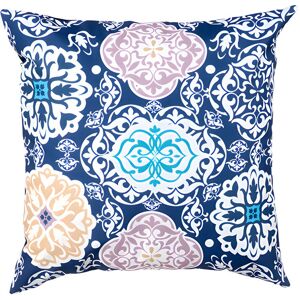 Gardenista - Outdoor Flowers Printed Cushions for Garden Decoration, Water Resistant Polyester Removable Covers with Hollowfibre Filled Back Cushion