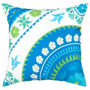 Gardenista - Outdoor Flowers Printed Cushions for Garden Decoration, 45x45cm Water Resistant Removable Covers with Hollowfibre Filled Back Cushion