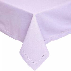 Homescapes - Mauve Tablecloth 140 x 230 cm - Mauve