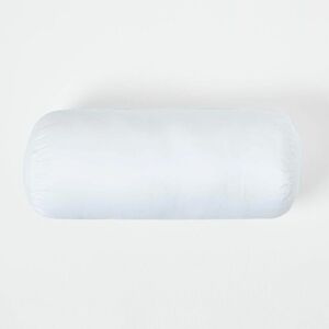 Homescapes - Super Microfibre Bolster Cushion Pad 30 x 18 cm (12 x 7) - White