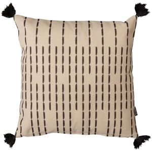 2 Pack Indoor and Outdoor Cushion - 43cm x 43cm - Broken Stripe, Ready Fibre Filled, Water Resistant - Decorative Scatter Cushions for Garden Chair,