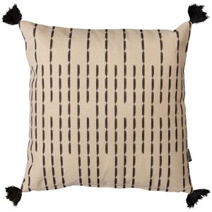 4 Pack Indoor and Outdoor Cushion - 43cm x 43cm - Broken Stripe, Ready Fibre Filled, Water Resistant - Decorative Scatter Cushions for Garden Chair,