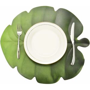 Leaf Placemats, Green Placemats Banana Leaf Placemats Palm Leaf Placemats Table Leaf Banana Leaf Decor,2-DENUOTOP