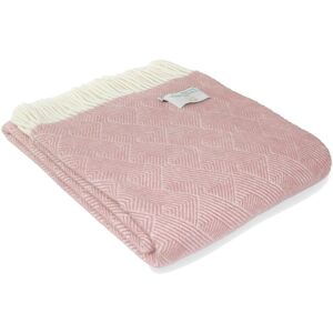 Tweedmill Textiles - Lifestyle Delamere Throw - 150 x 183cms - Smokey Rose - tm - Smokey Rose