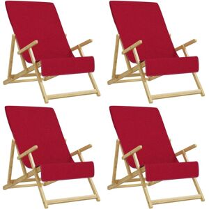 BERKFIELD HOME Mayfair Beach Towels 4 pcs Burgundy 60x135 cm Fabric 400 gsm