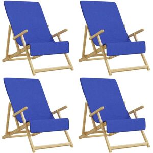 BERKFIELD HOME Mayfair Beach Towels 4 pcs Royal Blue 60x135 cm Fabric 400 gsm