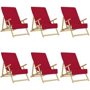 BERKFIELD HOME Mayfair Beach Towels 6 pcs Burgundy 60x135 cm Fabric 400 gsm