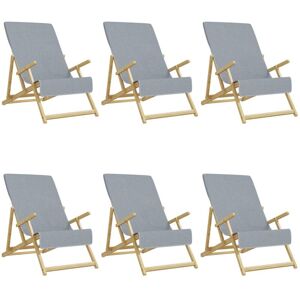 BERKFIELD HOME Mayfair Beach Towels 6 pcs Grey 60x135 cm Fabric 400 gsm