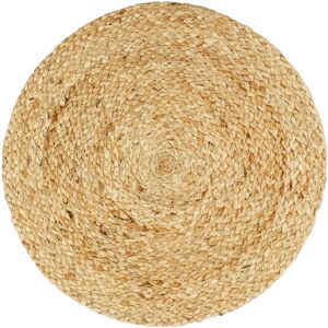 Berkfield Home - Mayfair Placemats 4 pcs Plain Natural 38 cm Round Jute