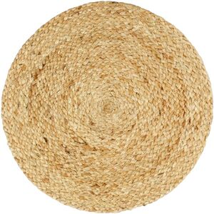 Berkfield Home - Mayfair Placemats 6 pcs Plain Natural 38 cm Round Jute