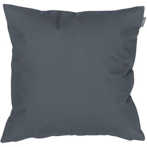 VEEVA Outdoor Cushion - 43cm x 43cm - Ready Fibre Filled, Water Resistant - Decorative Scatter Cushions for Garden Chair, Bench, or Sofa - Slate Grey