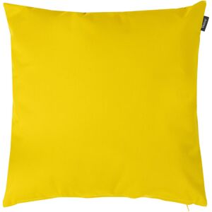 VEEVA Outdoor Cushion - 43cm x 43cm - Ready Fibre Filled, Water Resistant - Decorative Scatter Cushions for Garden Chair, Bench, or Sofa - Ochre Yellow