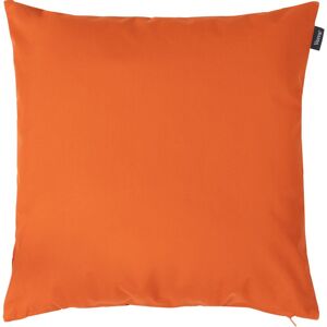 VEEVA Outdoor Cushion - 43cm x 43cm - Ready Fibre Filled, Water Resistant - Decorative Scatter Cushions for Garden Chair, Bench, or Sofa - Orange