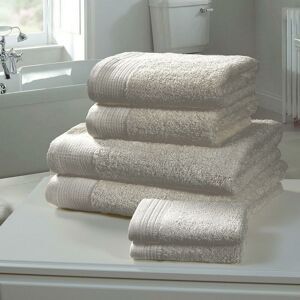 RAPPORT HOME Rapport Chatsworth Silver 6 Piece Luxurious Super Soft Egyptian Combed Cotton Towel Bale - Silver