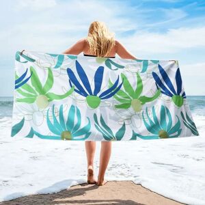 Rhafayre - Large Beach Towel150x70cm, Microfiber Bath Towel, Beach Blanket.Lightweight Beach Blanket, Lightweight Portable Travel Towel,Green