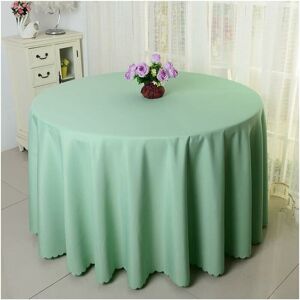 Round Tablecloth Home hotel Banquet Table Skirt Color Green Dots 160cm in diameter - Rhafayre