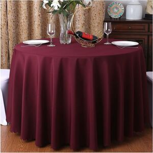 Rhafayre - Round Tablecloth Home hotel Red Wine Banquet Table Skirt 160cm in diameter