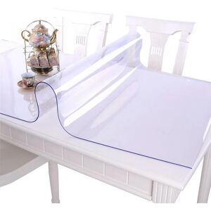 Groofoo - Transparent pvc Tablecloth Furniture Protection Film Waterproof Easy to Clean Thickness 1mm Size 70 120 cm