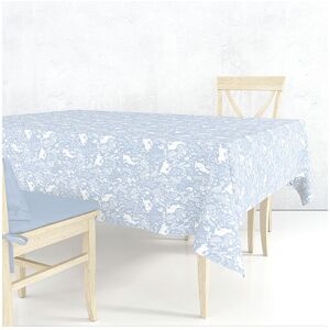 William Morris - Forest Life Blue 132X132cm Cotton Tablecloth