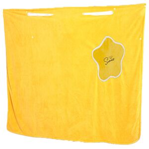 PESCE Women's Spa Wrap Robe Set Soft Cozy Absorbent Microfiber Bath Towe yellow 3XL