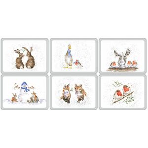 Wrendale Designs - Christmas Placemats Set Of 6