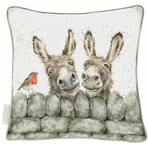 Wrendale Designs Hee Haw Donkeys Cushion