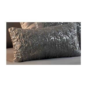 Portfolio Home - Zenia Silver Petite Filled Cushion Sparkle 18x32cm - Silver