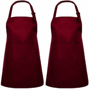 Héloise - Kids Apron, Kids Kitchen Aprons Kids Adjustable Chef Apron with Pocket for Boys and Girls Cooking Cooking Painting bbq (m 3-6 Years)